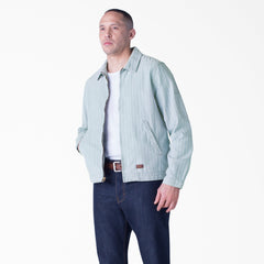 "Dickies 1922 Bleached Fisher Stripe Jacket"