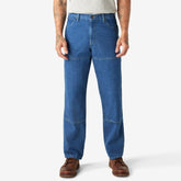 "Relaxed Fit Double Knee Jeans"