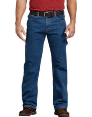 "Relaxed Fit Straight Leg Carpenter Denim Jeans"