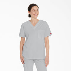 "Unisex EDS Signature V-Neck Scrub Top"