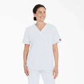 "Unisex EDS Signature V-Neck Scrub Top"