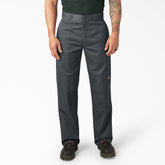 "Loose Fit Double Knee Work Pants"
