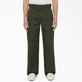 "Loose Fit Double Knee Work Pants"
