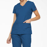 "Women's EDS Signature V-Neck Scrub Top"