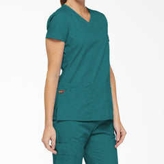 "Women's EDS Signature V-Neck Scrub Top"