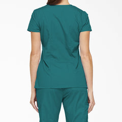"Women's EDS Signature V-Neck Scrub Top"