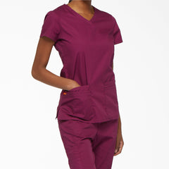 "Women's EDS Signature V-Neck Scrub Top"