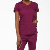"Women's EDS Signature V-Neck Scrub Top"