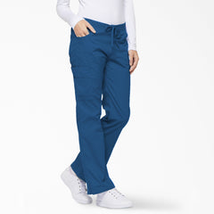 "Women's EDS Signature Drawstring Cargo Scrub Pants"