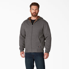 "High Pile Fleece Lined Full Zip Hoodie"