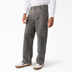 "Relaxed Fit Double Knee Jeans"