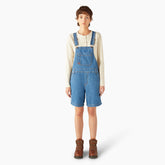 "Women's Relaxed Fit Bib Shortalls, 7"""