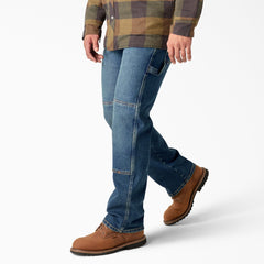 "FLEX Relaxed Fit Double Knee Jeans"