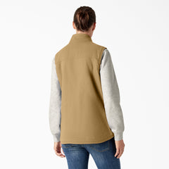 "Women's Fleece Lined Duck Canvas Vest"