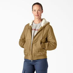 "Women's Fleece Lined Duck Canvas Jacket"