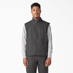 "Duck Canvas High Pile Fleece Lined Vest"
