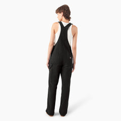 "Women's Pinstripe Service Bib Overalls"