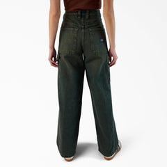 "Women's Loose Fit Denim Carpenter Jeans"