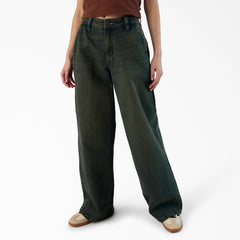 "Women's Loose Fit Denim Carpenter Jeans"