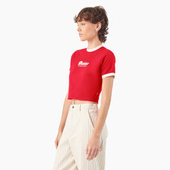 "Women's Lewistown Cropped Ringer T-Shirt"