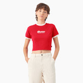 "Women's Lewistown Cropped Ringer T-Shirt"