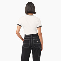 "Women's Lewistown Cropped Ringer T-Shirt"