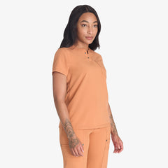 "Women's EDS NXT Henley Scrub Top"