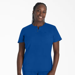 "Women's EDS NXT Henley Scrub Top"