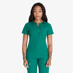 "Women's EDS NXT Henley Scrub Top"