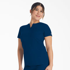 "Women's EDS NXT Henley Scrub Top"
