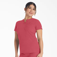 "Women's EDS NXT Henley Scrub Top"