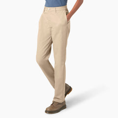 "Women's Super Flex Straight Leg Work Pants"