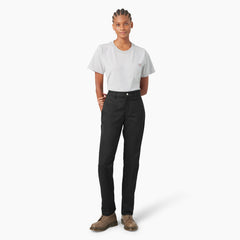 "Women's Super Flex Straight Leg Work Pants"