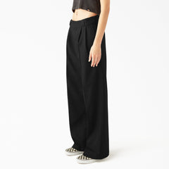 "Women's Pleated Work Pants"