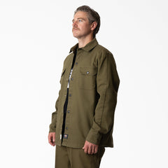"Mike Anderson Lined Shirt Jacket"