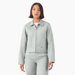 "Women's Unlined Cropped Eisenhower Jacket"