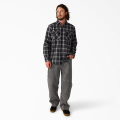 "Long Sleeve Flannel Work Shirt"