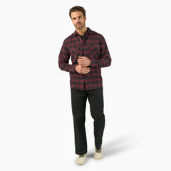 "Long Sleeve Flannel Work Shirt"