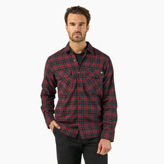 "Long Sleeve Flannel Work Shirt"