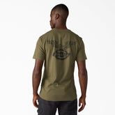 "Eagle Logo Graphic T-Shirt"
