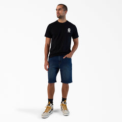 "FLEX 5-Pocket Denim Shorts, 11"""
