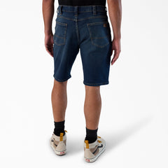 "FLEX 5-Pocket Denim Shorts, 11"""