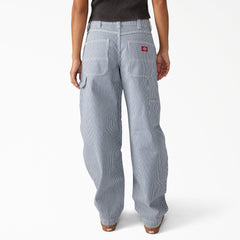 "Women's Hickory Loose Straight Carpenter Pants"