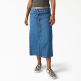 "Women's Midi Denim Skirt"