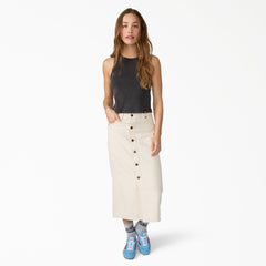 "Women's Midi Denim Skirt"