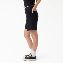 "Women's Super Flex Flat Front Shorts, 9"""