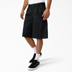"Hemp Twill Work Shorts, 13"""