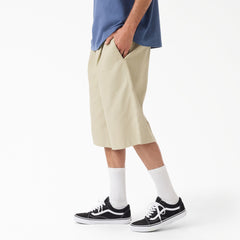 "Hemp Twill Work Shorts, 13"""