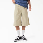 "Hemp Twill Work Shorts, 13"""