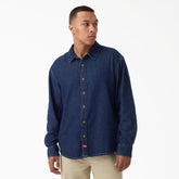 "Lightweight Long Sleeve Denim Shirt"